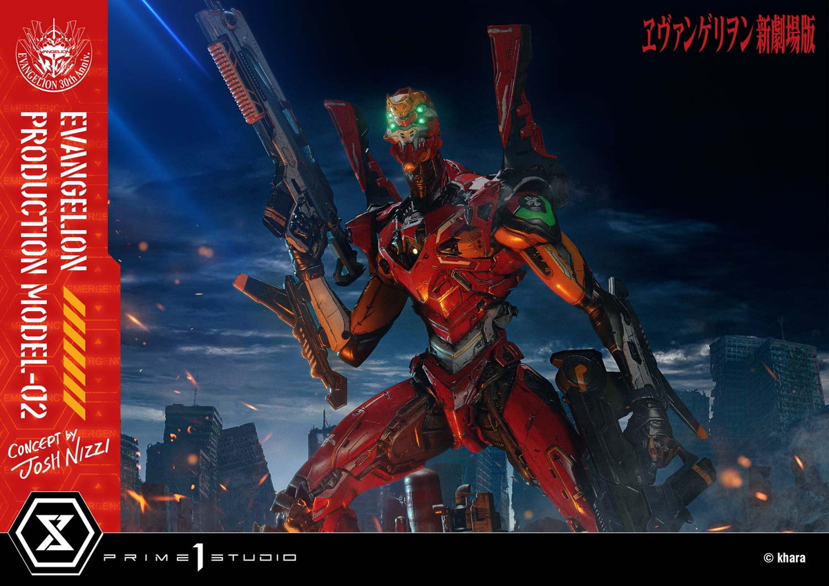 ヱヴァンゲリヲン新劇場版「アルティメットジオラママスターライン 汎用ヒト型決戦兵器 人造人間 エヴァンゲリオン正規実用型 2号機 (Concept By Josh Nizzi)」のフィギュア画像