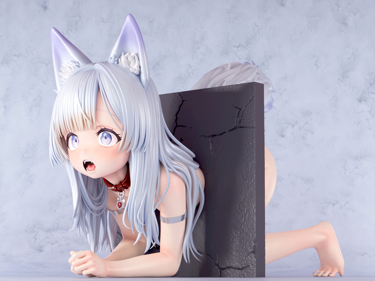 インサイトオリジナル「肉感少女 壁尻 ちび狐娘 こまち」のフィギュア画像