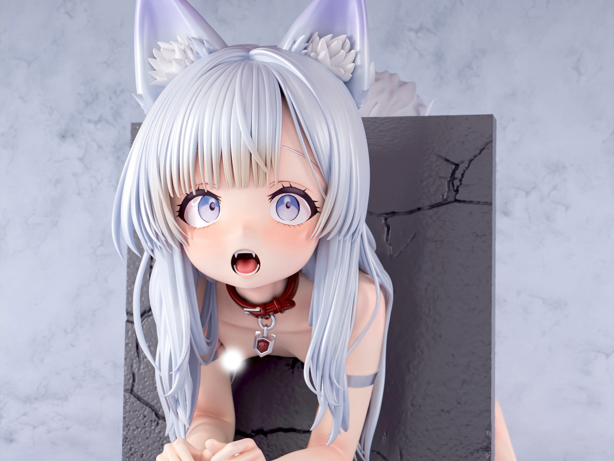 インサイトオリジナル「肉感少女 壁尻 ちび狐娘 こまち」のフィギュア画像