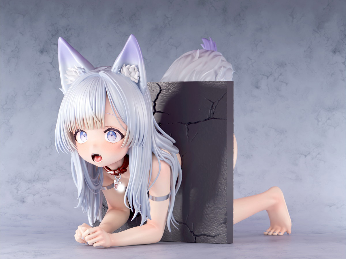 インサイトオリジナル「肉感少女 壁尻 ちび狐娘 こまち」のフィギュア画像