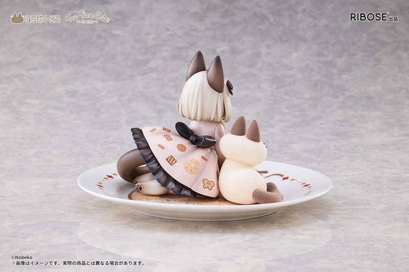 「DLCシリーズ ティータイムキャッツ×シャム猫あずきさん 友情コラボ限定セット」のフィギュア画像