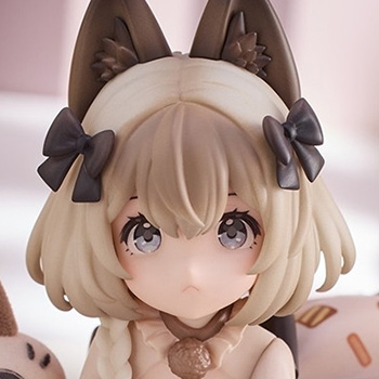 「DLCシリーズ ティータイムキャッツ×シャム猫あずきさん 友情コラボ限定セット」のフィギュア