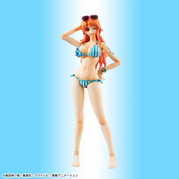 ONE PIECE「ヴァリアブルアクション Heroes ナミ(Summer Vacation)」のフィギュア画像