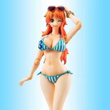ONE PIECE「ヴァリアブルアクション Heroes ナミ（Summer Vacation）」のフィギュア