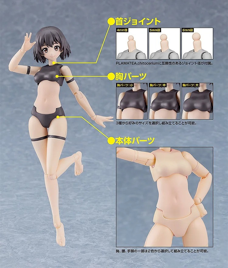 PLAMATEA ミューズボディ:いちか Aタイプ」のフィギュア画像