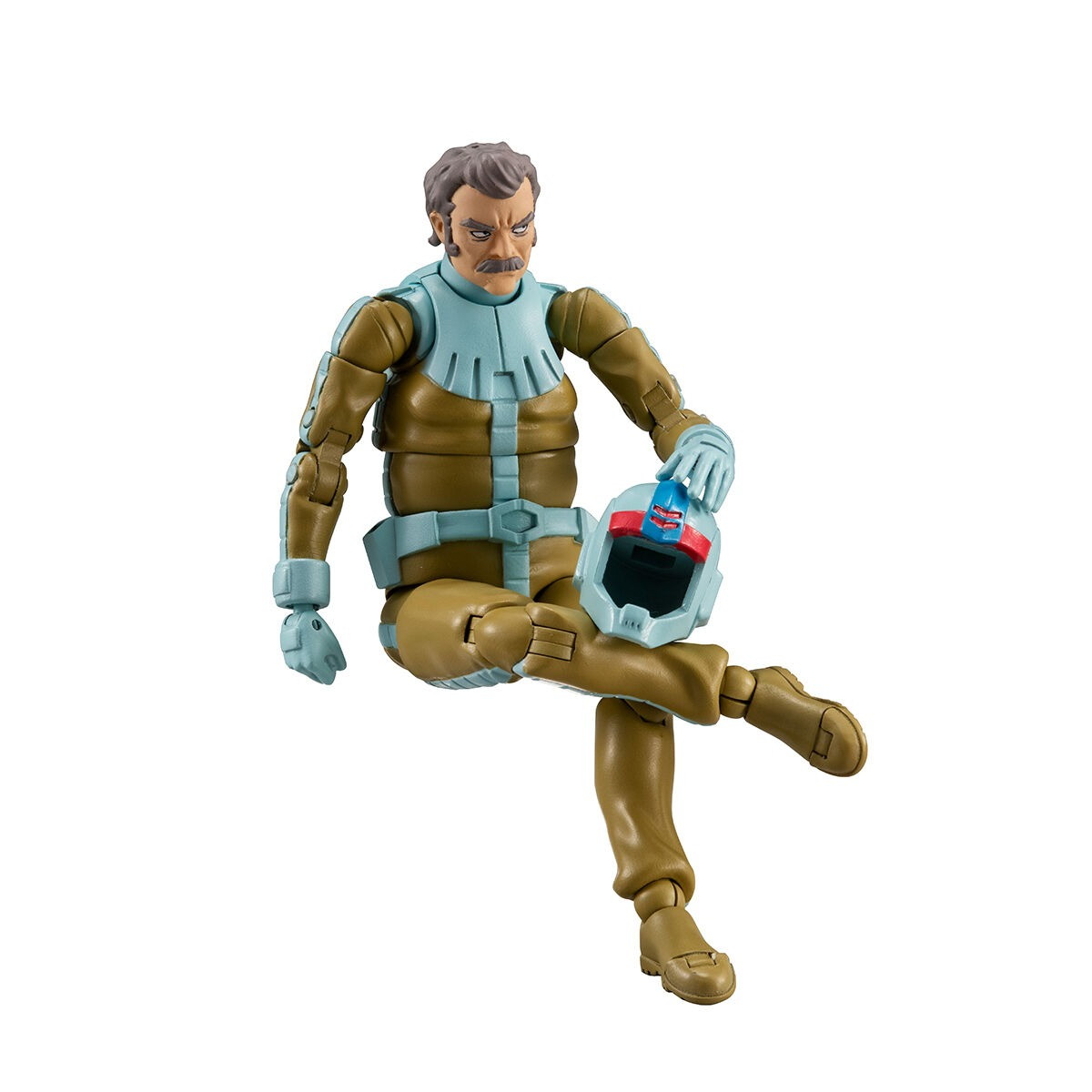 機動戦士ガンダム「G.M.G. COLLECTION 08 ジオン公国軍 ランバ・ラル ノーマルスーツVer.」のフィギュア画像