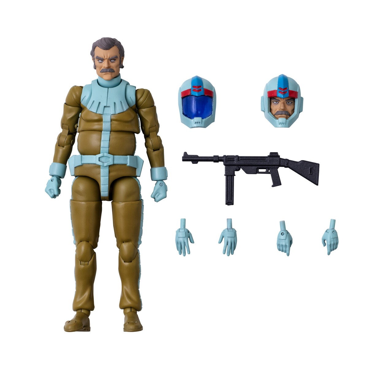 機動戦士ガンダム「G.M.G. COLLECTION 08 ジオン公国軍 ランバ・ラル ノーマルスーツVer.」のフィギュア画像
