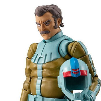 機動戦士ガンダム「G.M.G. COLLECTION 08 ジオン公国軍 ランバ・ラル ノーマルスーツVer.」のフィギュア