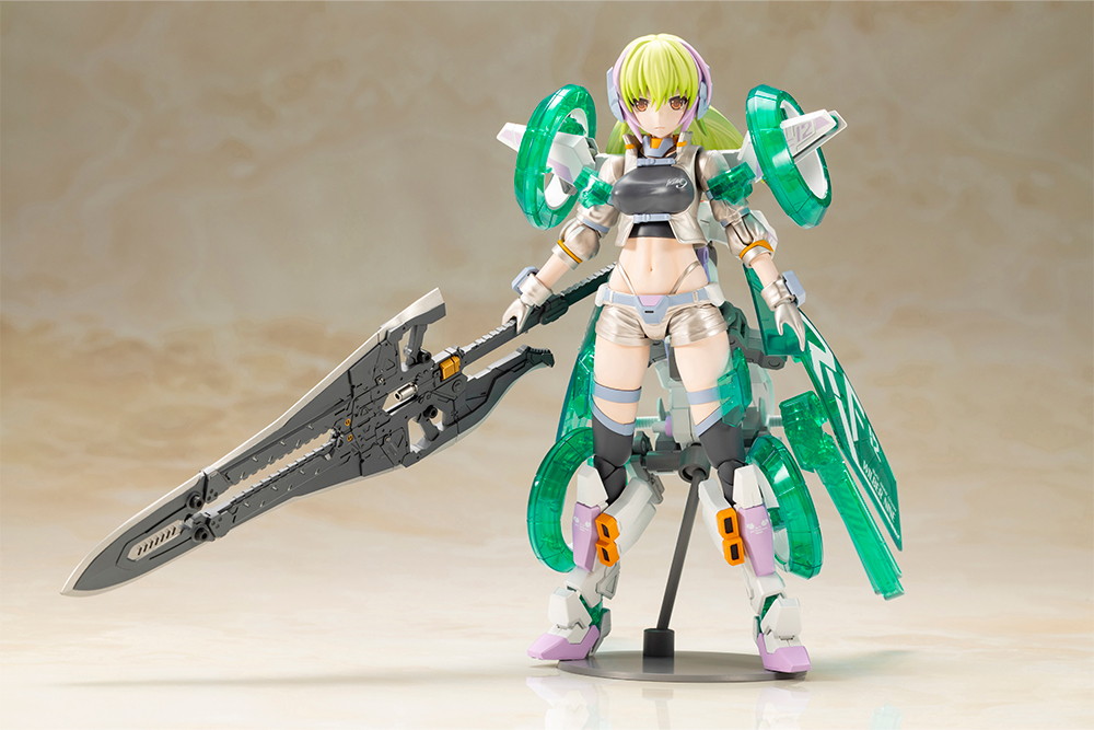 フレームアームズ・ガール「ウィルバーナイン ベリルアーマーカスタム」のフィギュア画像