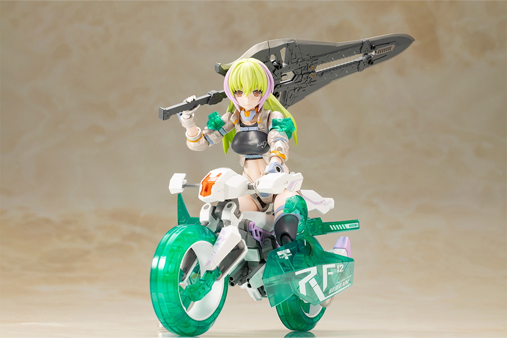 フレームアームズ・ガール「ウィルバーナイン ベリルアーマーカスタム」のフィギュア画像