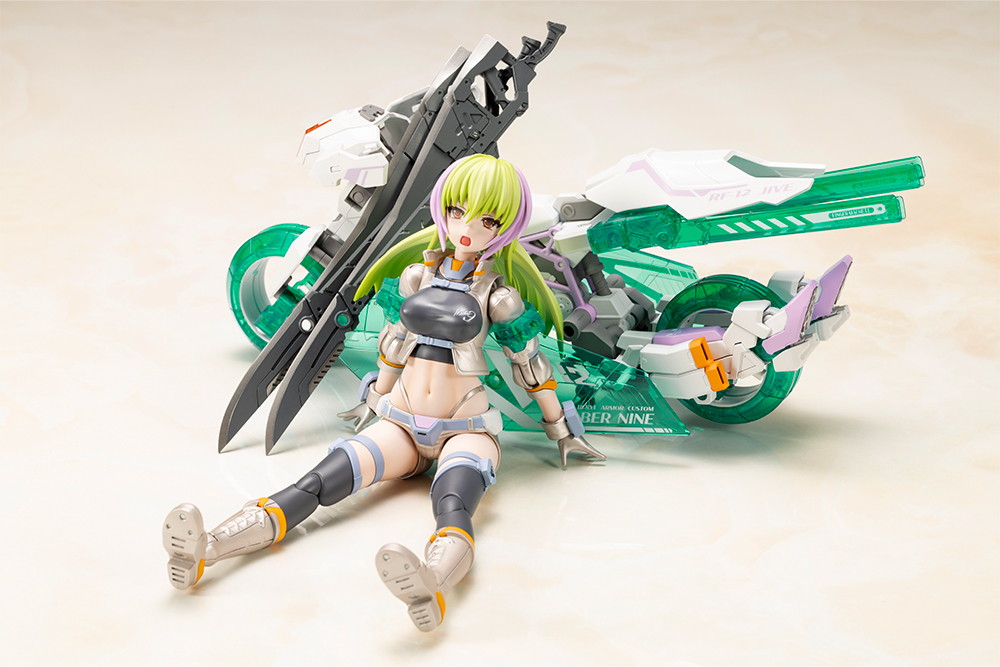 フレームアームズ・ガール「ウィルバーナイン ベリルアーマーカスタム」のフィギュア画像