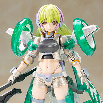 フレームアームズ・ガール「ウィルバーナイン ベリルアーマーカスタム」のフィギュア