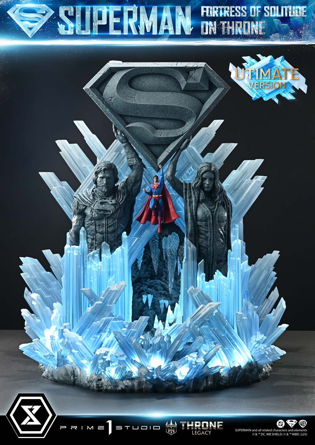スーパーマン（コミック）「スローンレガシー スーパーマン フォートレス・オブ・ソリチュード オン スローン （Design by Gabriele Dell’Otto）」のフィギュア画像