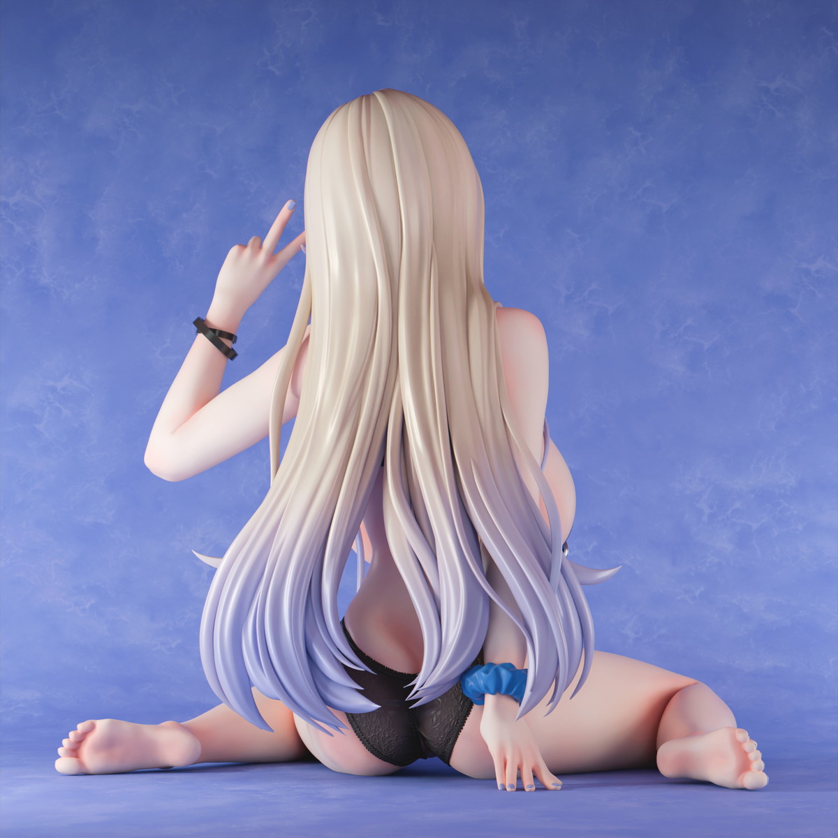 インサイトオリジナル「肉感少女 黒マスクギャルちゃん 鴉宮らいな」のフィギュア画像