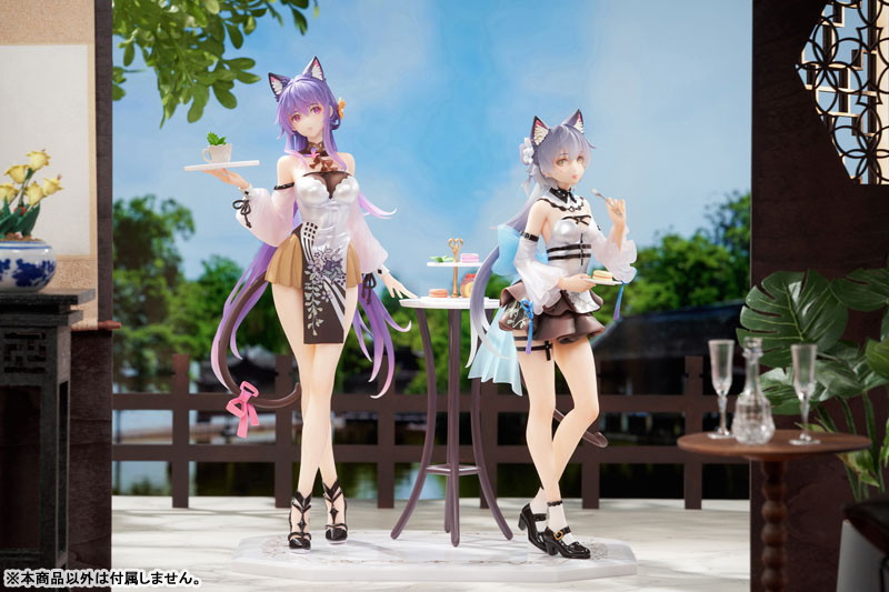 VSINGER「洛天依&墨清弦 不思議のティーブレイク Ver. 2体セット」のフィギュア画像