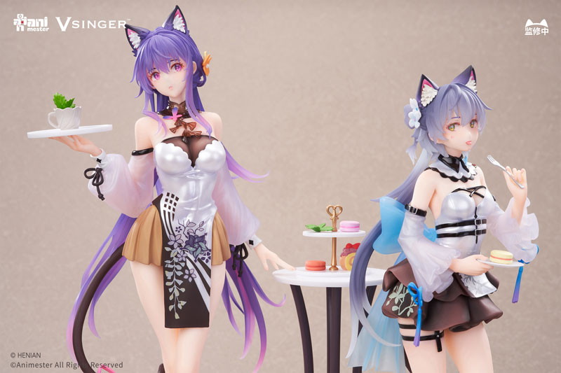 VSINGER「洛天依&墨清弦 不思議のティーブレイク Ver. 2体セット」のフィギュア画像