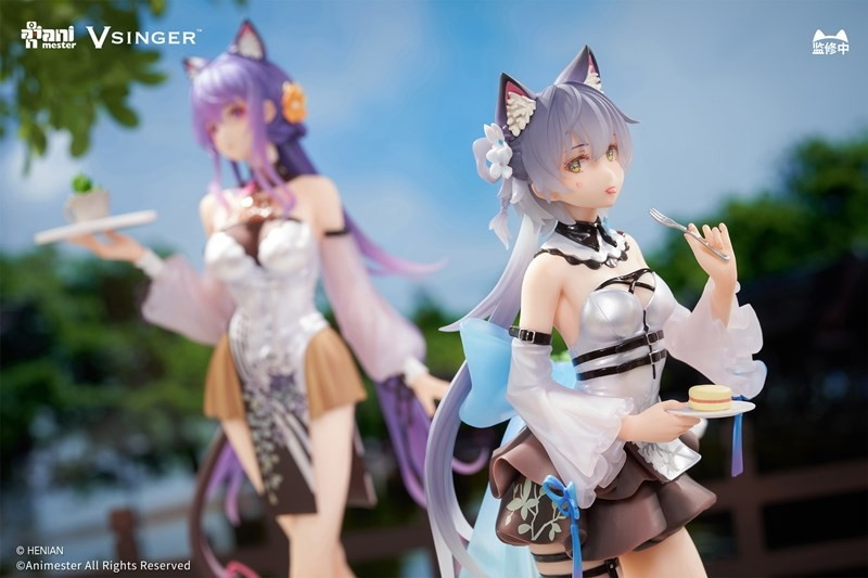 VSINGER「洛天依&墨清弦 不思議のティーブレイク Ver. 2体セット」のフィギュア画像