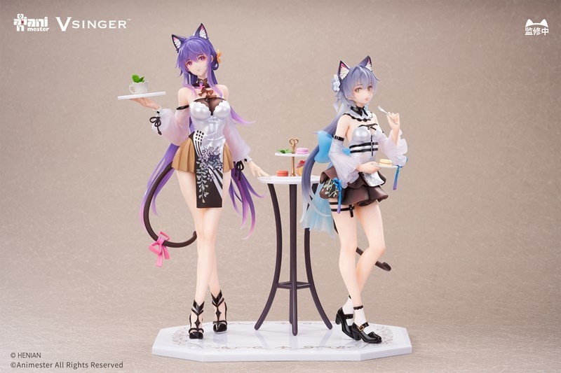 VSINGER「洛天依&墨清弦 不思議のティーブレイク Ver. 2体セット」のフィギュア画像