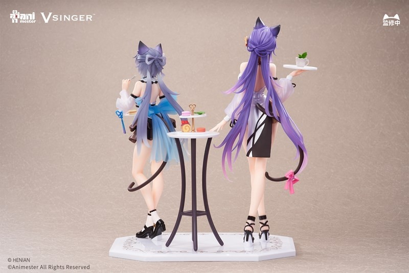 VSINGER「洛天依&墨清弦 不思議のティーブレイク Ver. 2体セット」のフィギュア画像