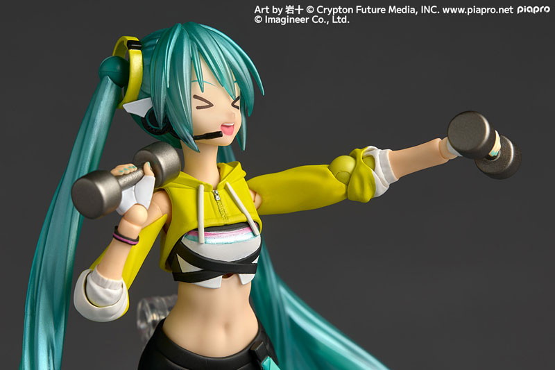 Fit Boxing feat. 初音ミク「リボルテック アメイジング・ヤマグチ 初音ミク Fit Boxing Ver.」のフィギュア画像