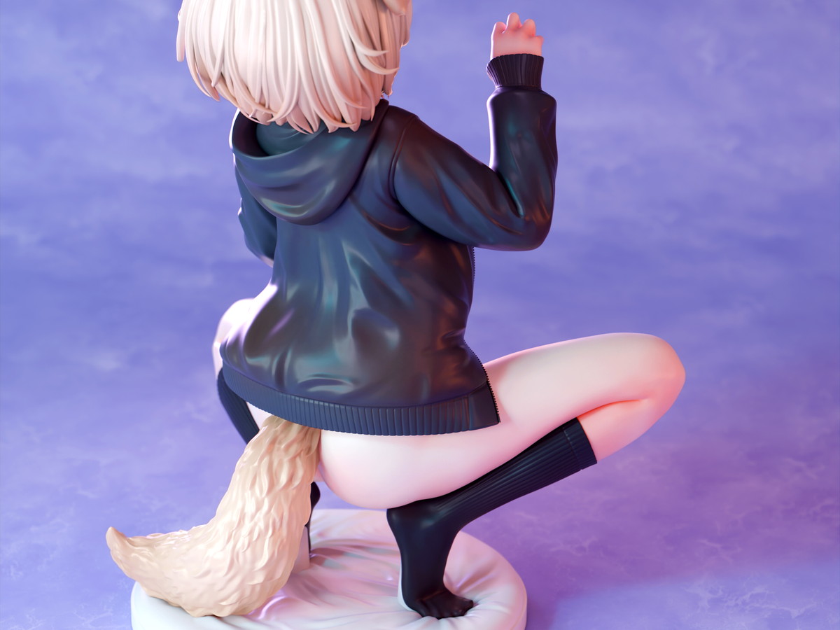 インサイトオリジナル「肉感少女 ちび犬娘 犬飼いちる」のフィギュア画像