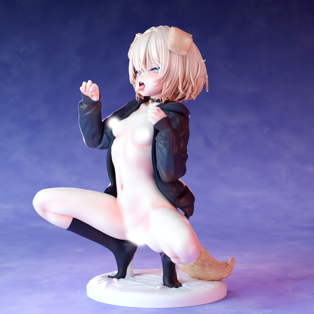 インサイトオリジナル「肉感少女 ちび犬娘 犬飼いちる」のフィギュア画像