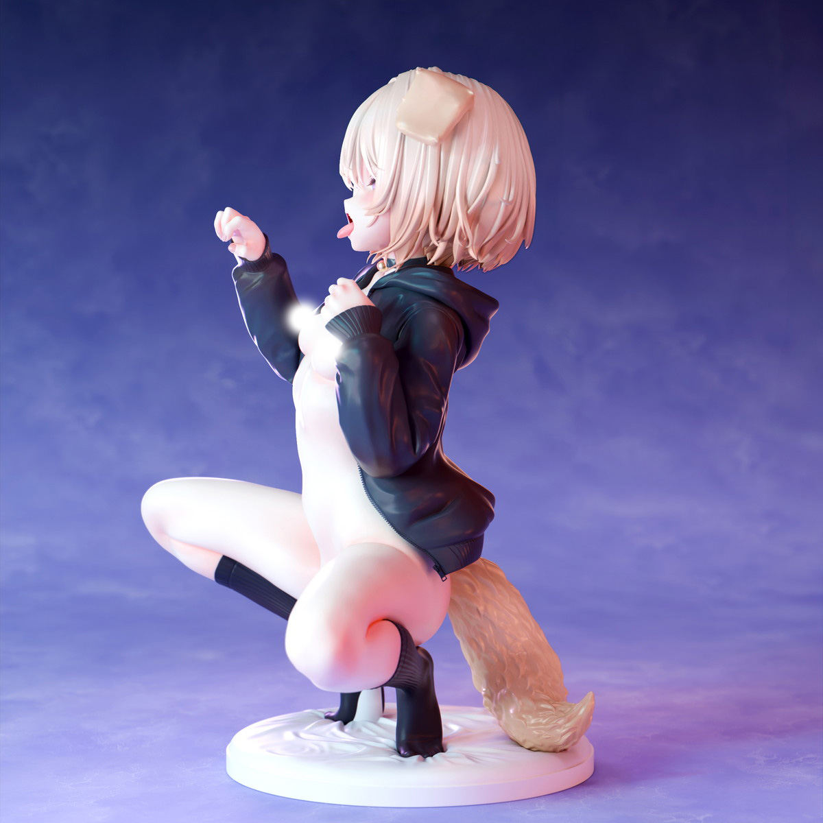 インサイトオリジナル「肉感少女 ちび犬娘 犬飼いちる」のフィギュア画像