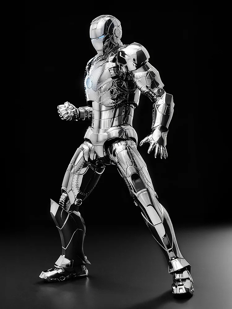 インフィニティ・サーガ「DLX アイアンマン・マーク2(クローム・エディション)」のフィギュア画像