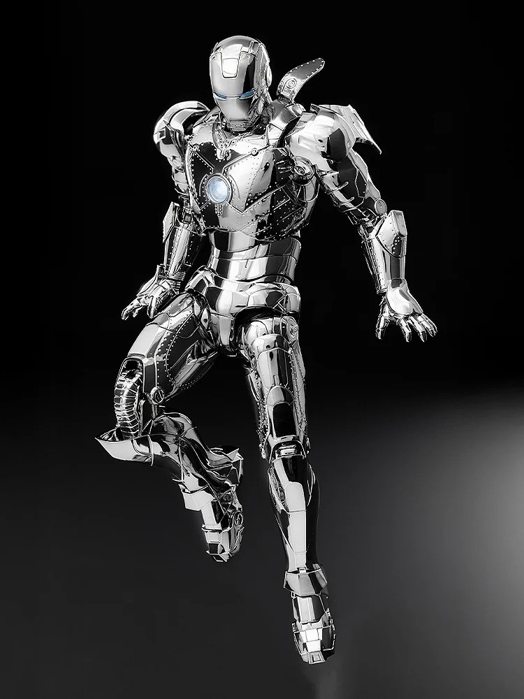 インフィニティ・サーガ「DLX アイアンマン・マーク2(クローム・エディション)」のフィギュア画像