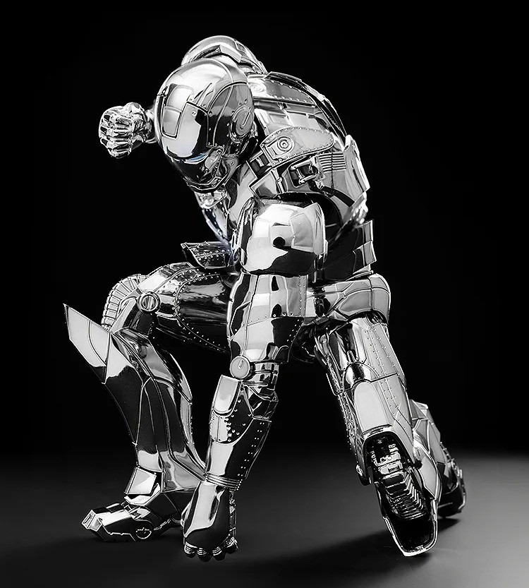 インフィニティ・サーガ「DLX アイアンマン・マーク2(クローム・エディション)」のフィギュア画像