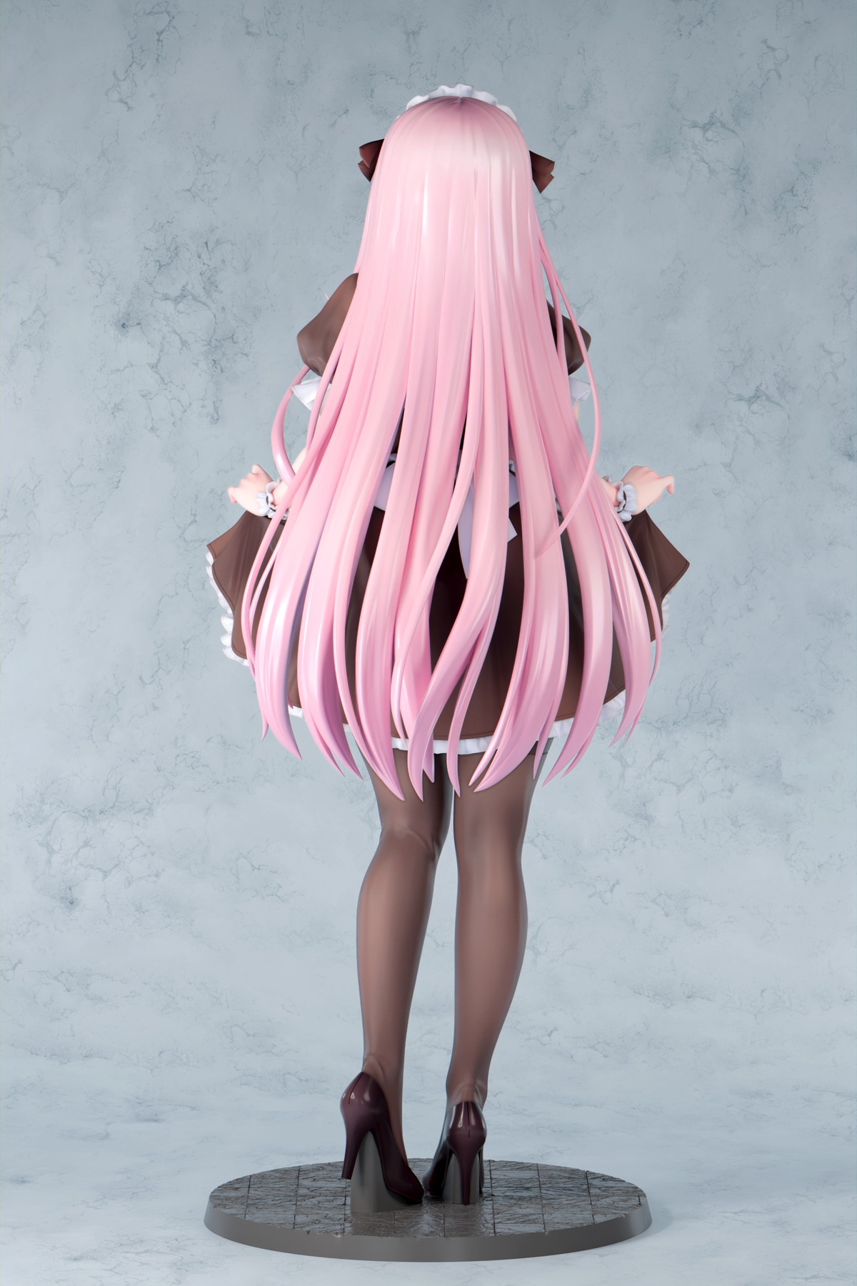 カノラユ氏オリジナルイラスト「ご奉仕メイドの清瀬めぐみさん えちえちver.」のフィギュア画像