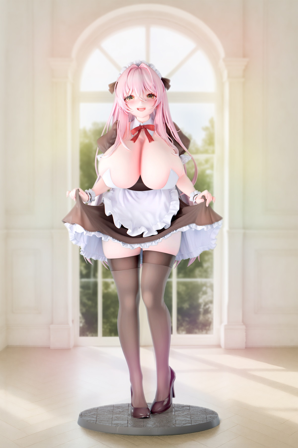 カノラユ氏オリジナルイラスト「ご奉仕メイドの清瀬めぐみさん 通常ver.」のフィギュア画像