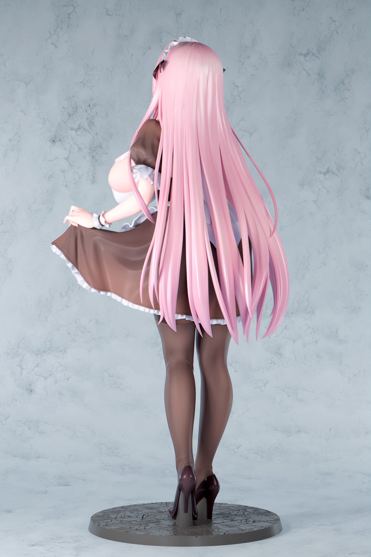 カノラユ氏オリジナルイラスト「ご奉仕メイドの清瀬めぐみさん 通常ver.」のフィギュア画像