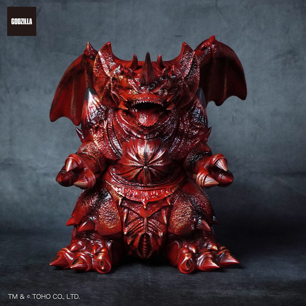 ゴジラ「GODZILLA VINYL ART(ゴジラバイナルアート)GVA-BC デストロイア (バーニングレッドカラー) ソフビ」のフィギュア画像