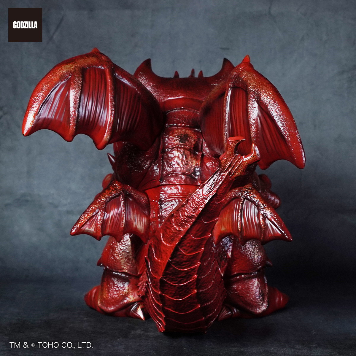ゴジラ「GODZILLA VINYL ART(ゴジラバイナルアート)GVA-BC デストロイア (バーニングレッドカラー) ソフビ」のフィギュア画像