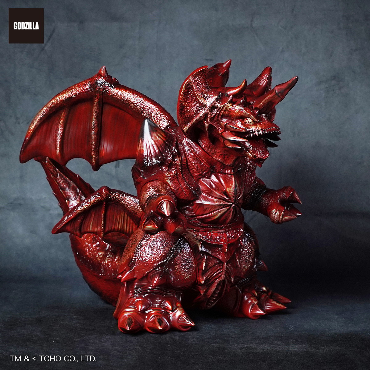 ゴジラ「GODZILLA VINYL ART(ゴジラバイナルアート)GVA-BC デストロイア (バーニングレッドカラー) ソフビ」のフィギュア画像