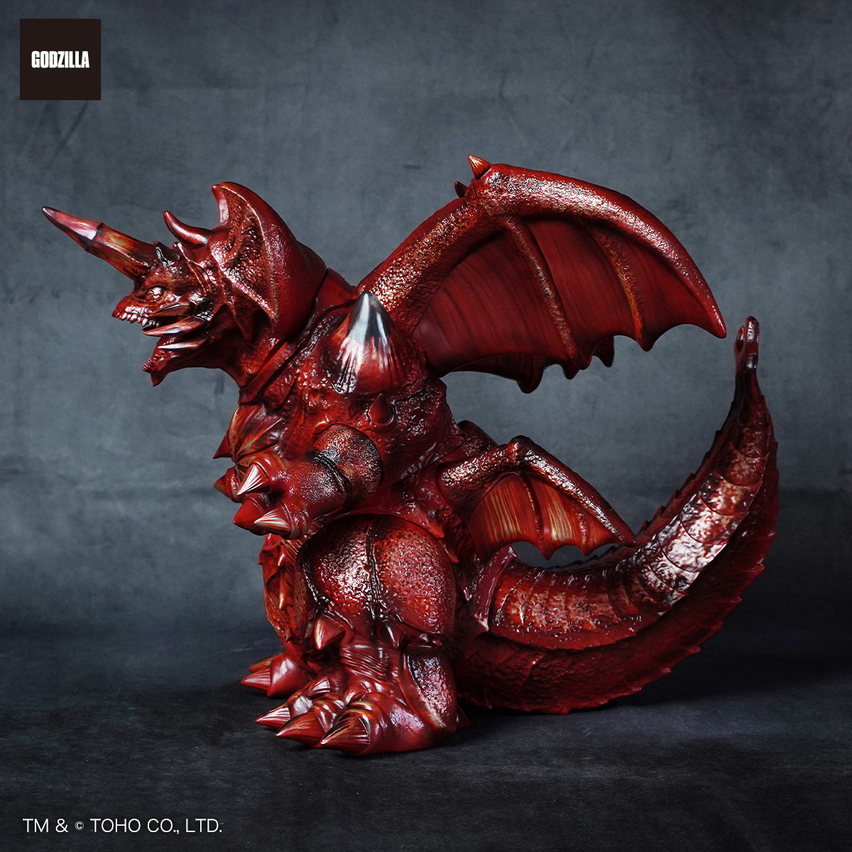 ゴジラ「GODZILLA VINYL ART(ゴジラバイナルアート)GVA-BC デストロイア (バーニングレッドカラー) ソフビ」のフィギュア画像