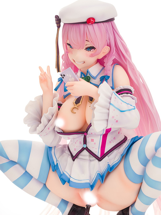 しおこんぶ氏オリジナルキャラクター「月見モモ」のフィギュア画像