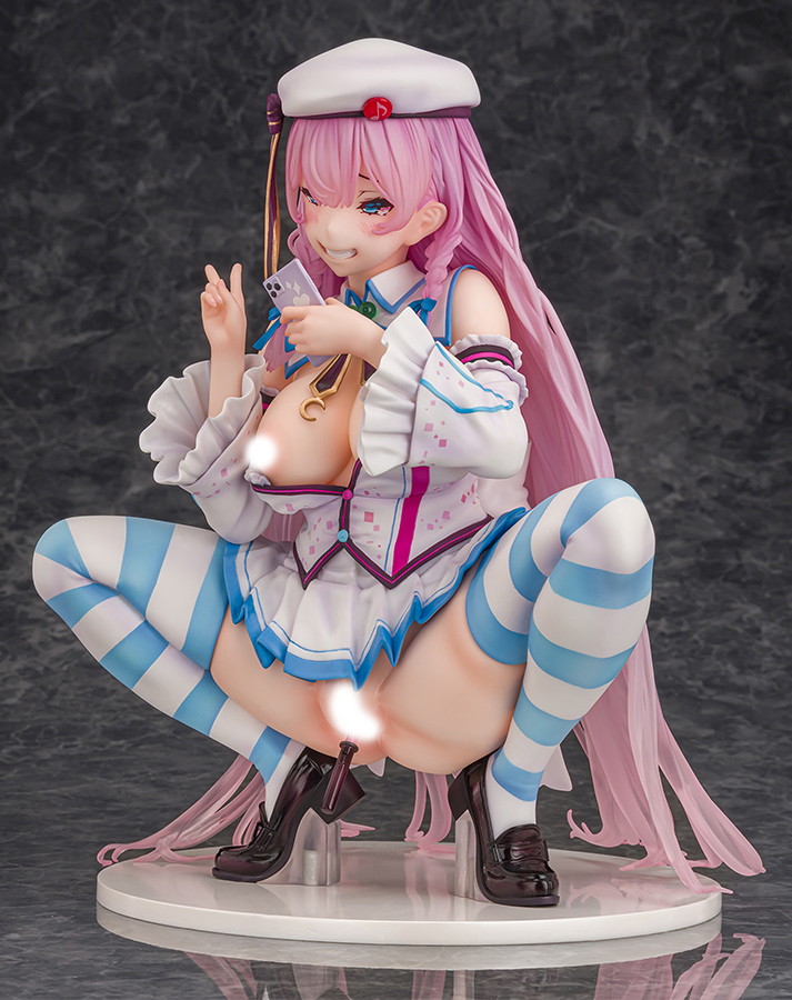 しおこんぶ氏オリジナルキャラクター「月見モモ」のフィギュア画像