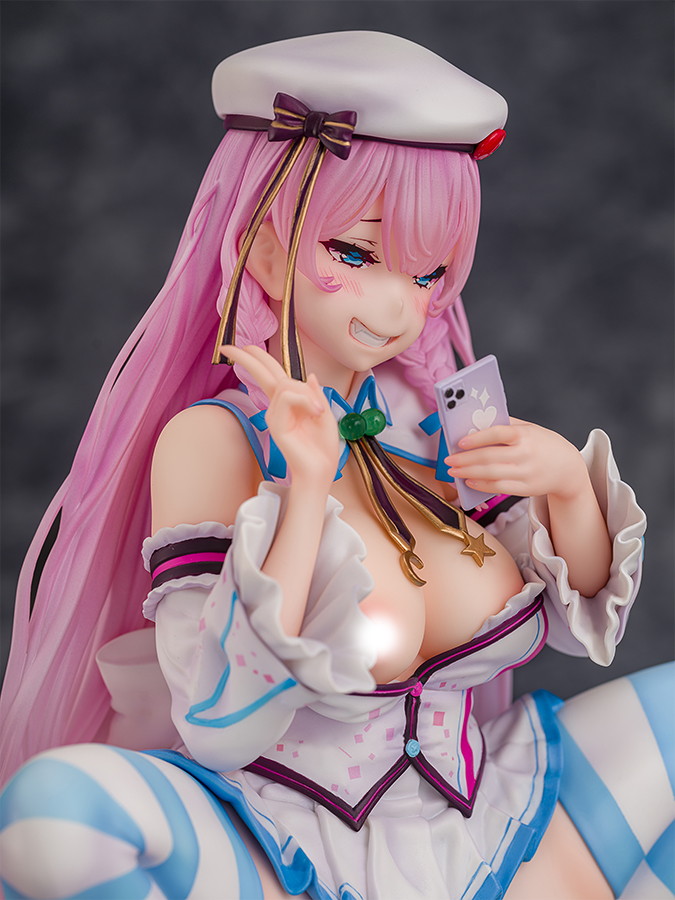 しおこんぶ氏オリジナルキャラクター「月見モモ」のフィギュア画像