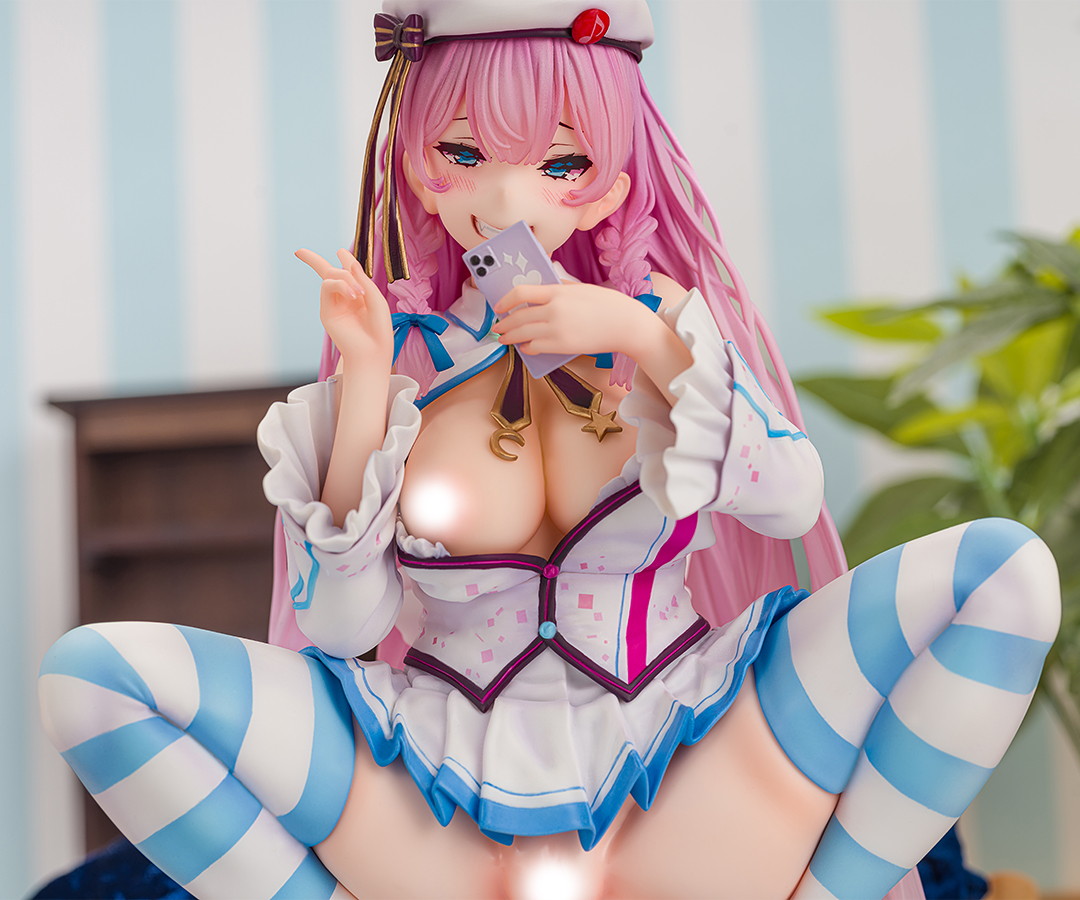 しおこんぶ氏オリジナルキャラクター「月見モモ」のフィギュア画像