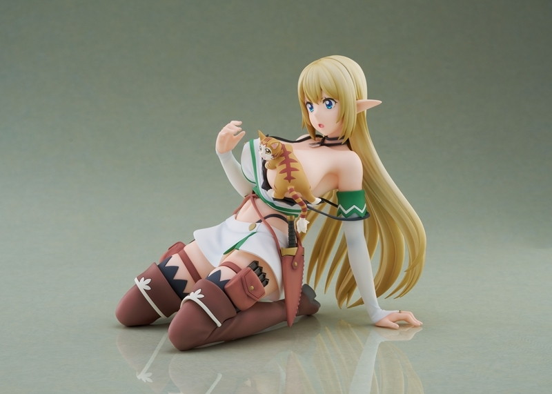Sランクモンスターの《ベヒーモス》だけど、猫と間違われてエルフ娘の騎士(ペット)として暮らしてます「アリア&タマ」のフィギュア画像