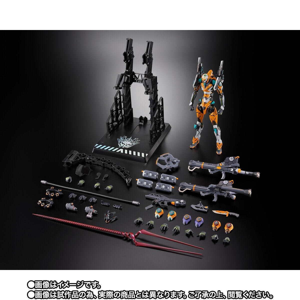 エヴァンゲリオンシリーズ「METAL BUILD エヴァンゲリオン零号機/零号機(改)30th with the spear of Longinus」のフィギュア画像