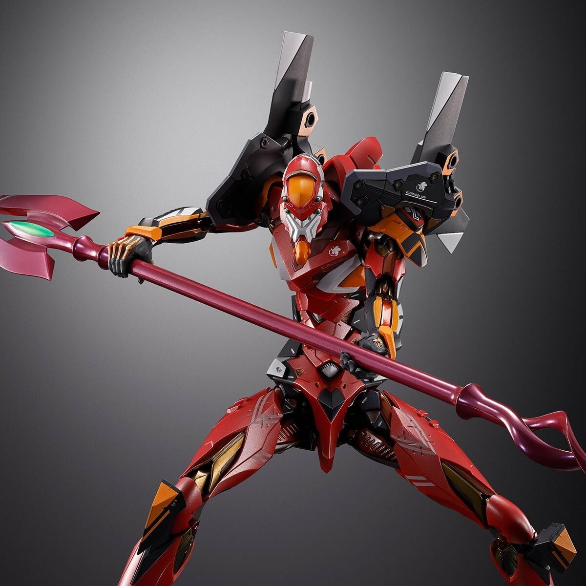 エヴァンゲリオンシリーズ「METAL BUILD エヴァンゲリオン2号機 30th with the spear of Cassius」のフィギュア画像