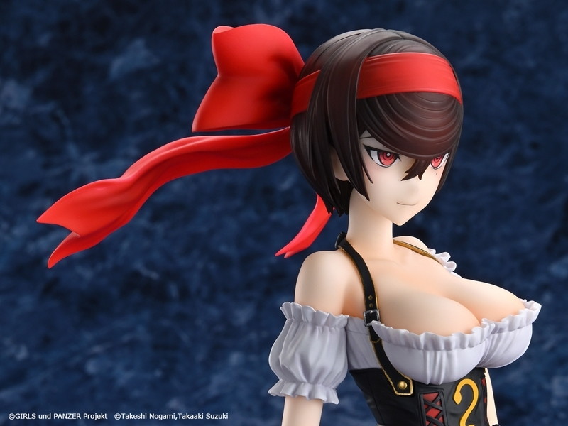 ガールズ＆パンツァー リボンの武者「鶴姫しずか ディアンドルVer.」のフィギュア画像