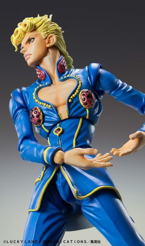 ジョジョの奇妙な冒険 黄金の風「超像可動 ジョルノ・ジョバァーナ・セカンド」のフィギュア画像