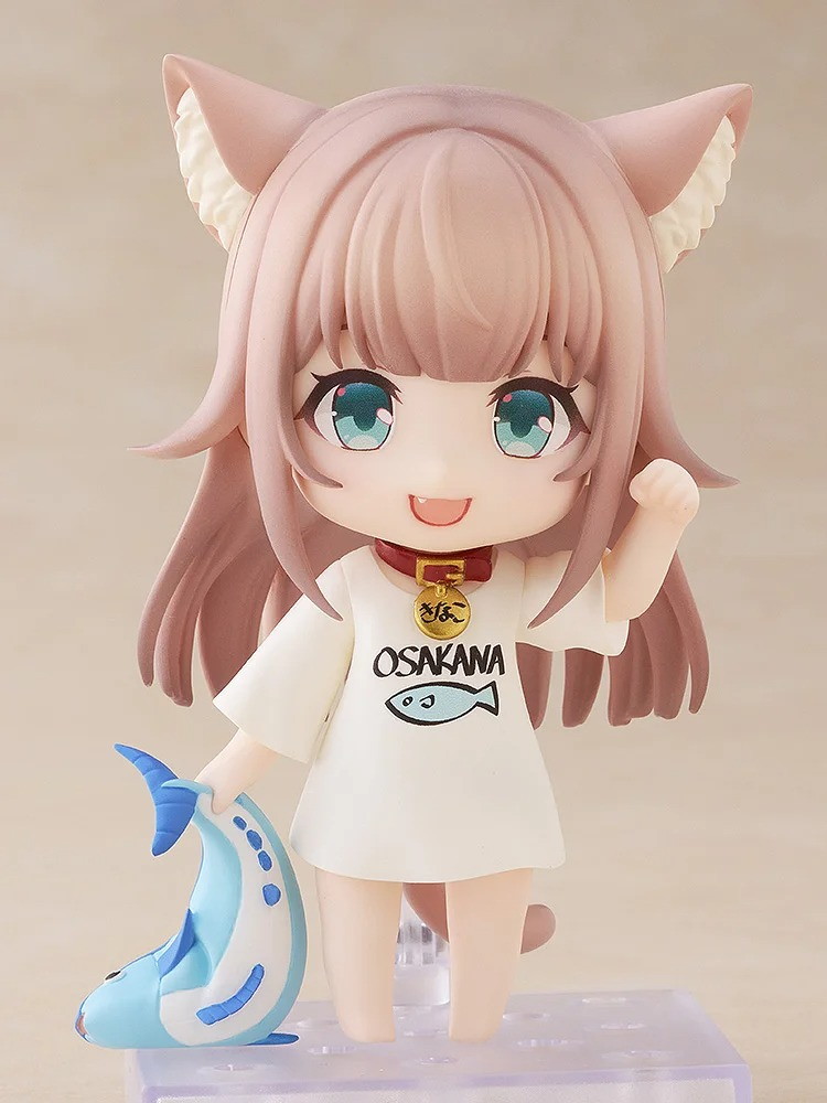 うちのねこが女の子でかわいい「ねんどろいど きなこ」のフィギュア画像