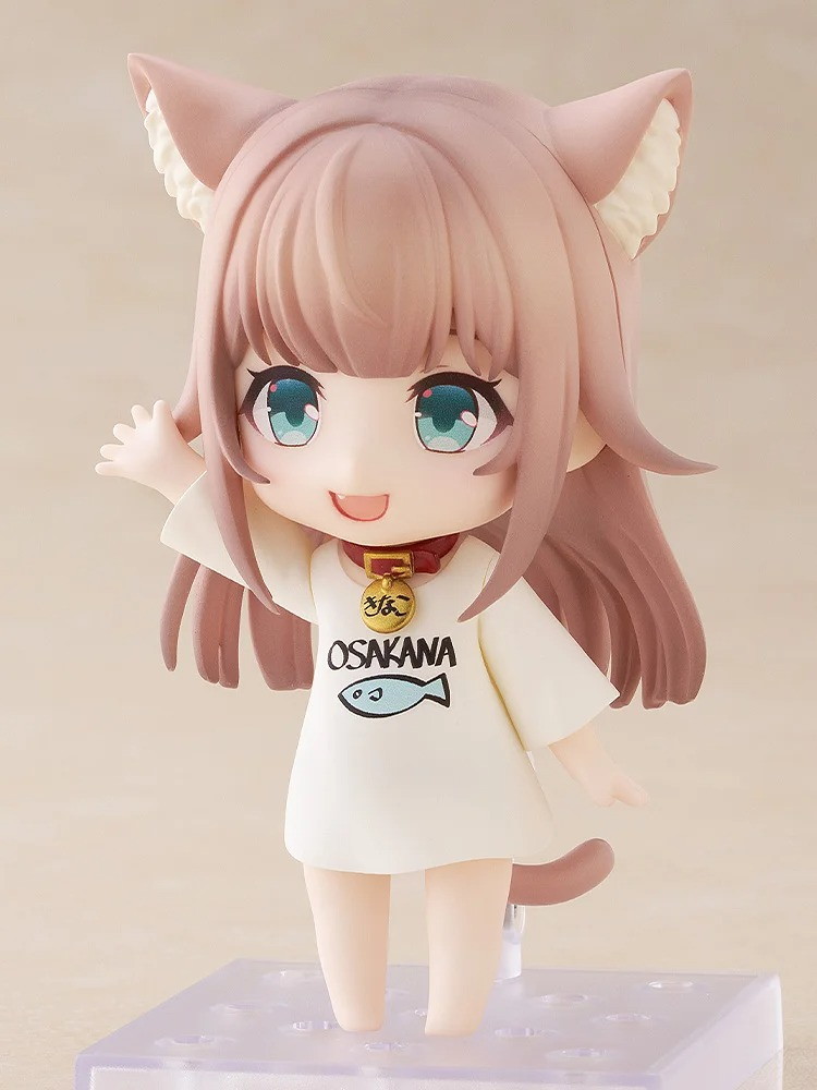 うちのねこが女の子でかわいい「ねんどろいど きなこ」のフィギュア画像