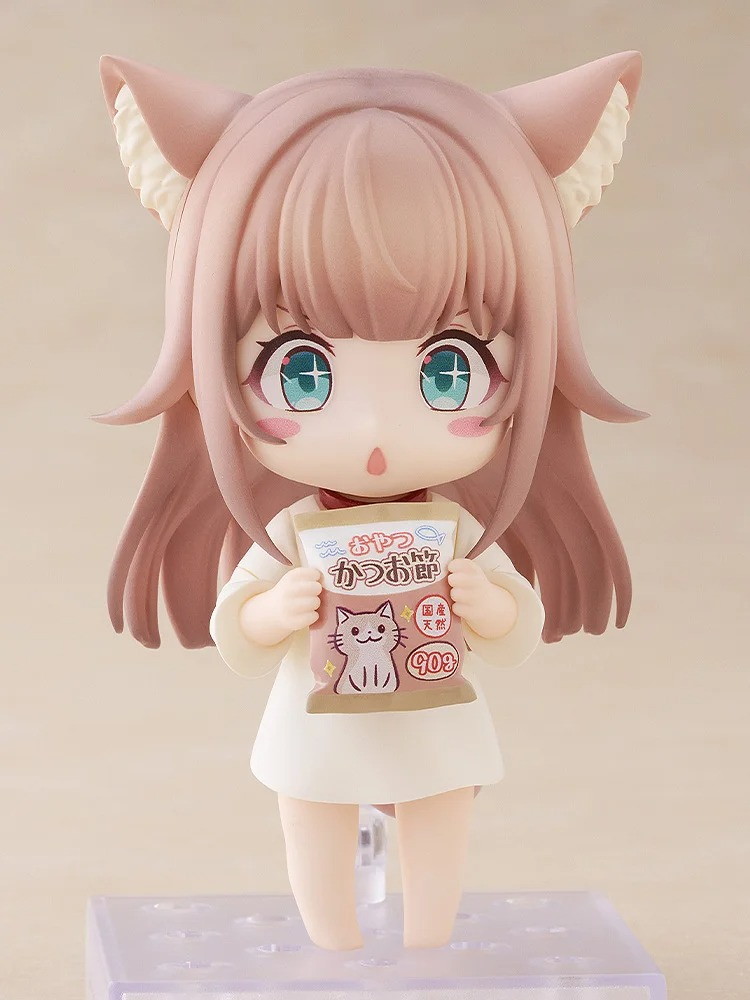 うちのねこが女の子でかわいい「ねんどろいど きなこ」のフィギュア画像