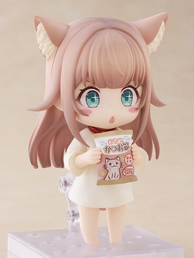 うちのねこが女の子でかわいい「ねんどろいど きなこ」のフィギュア画像